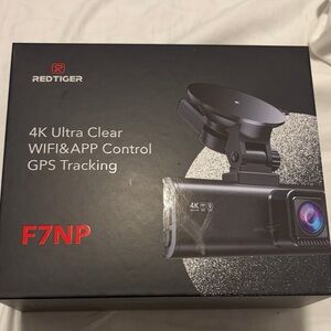 4K On-Dash Camera with GPS Tracking - Black